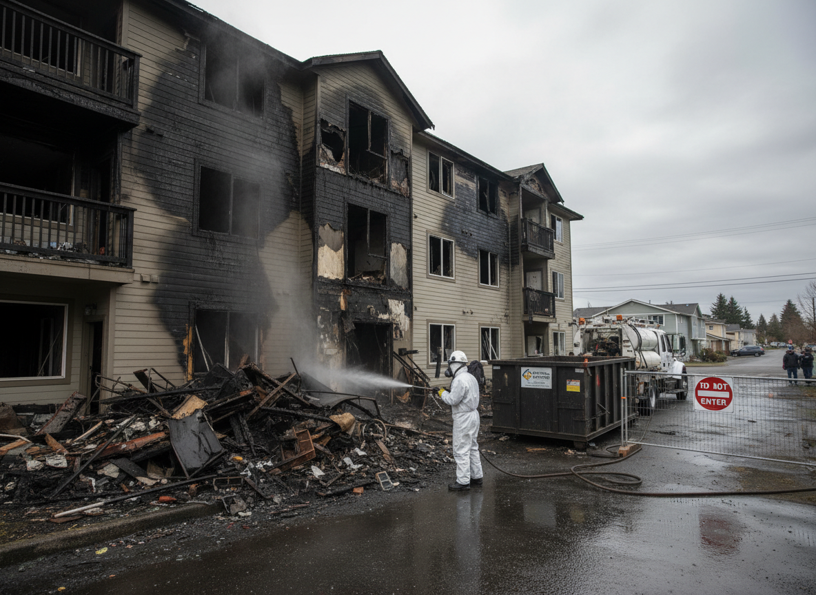 Apartment Fire Cleanup in South Prairie, WA
