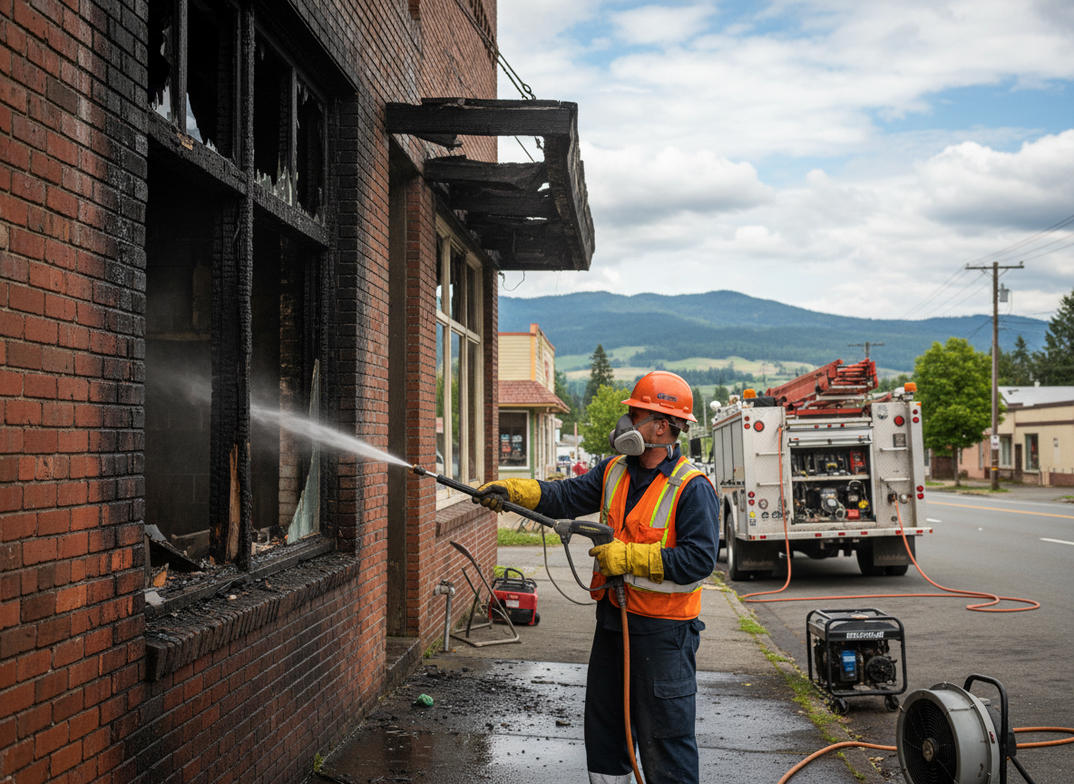 Commercial Fire Restoration in South Prairie, WA