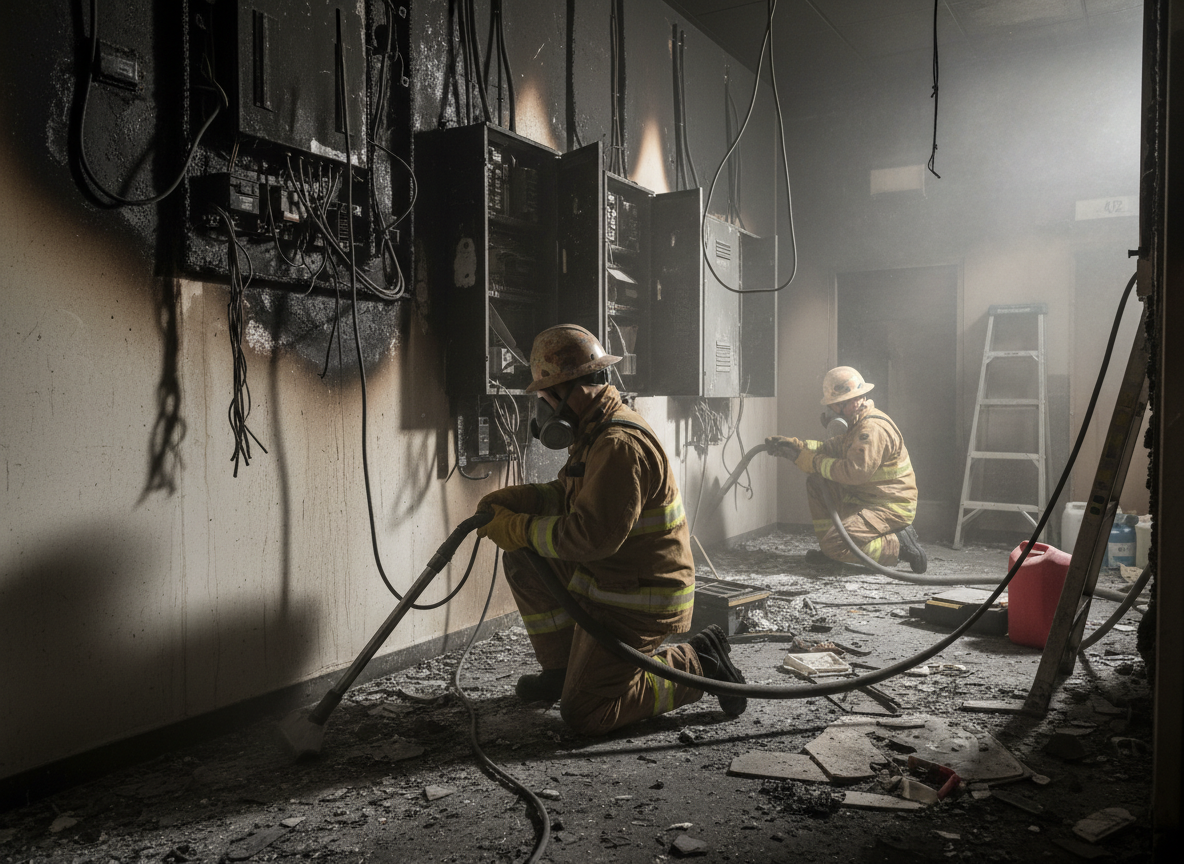Fire Damage Restoration in Carbonado