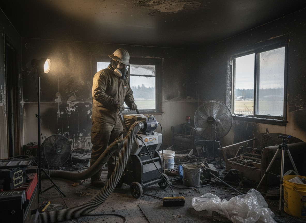 Fire Damage Restoration in Orting