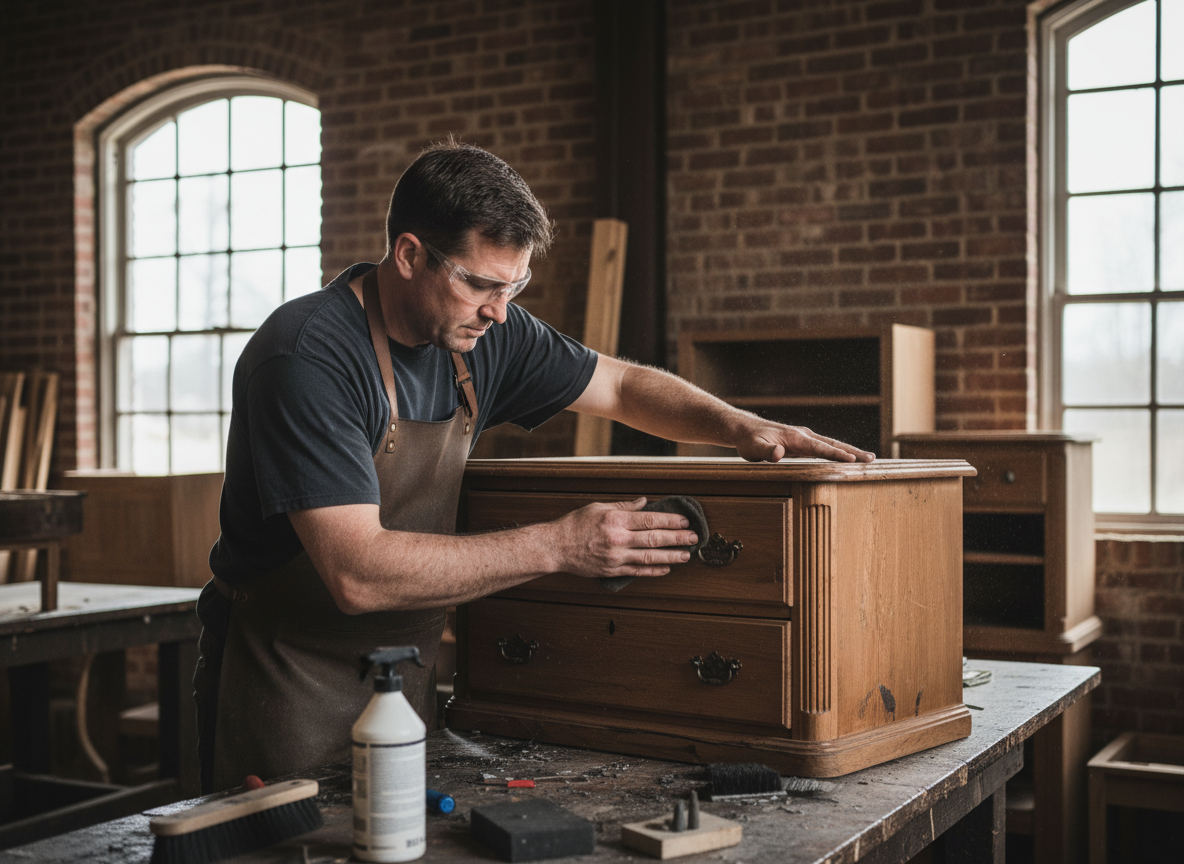 Fire-damaged Furniture Restoration in South Prairie, WA